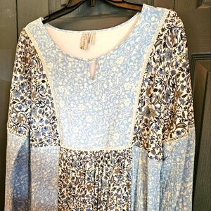 NWOT mixed patterns tunic dress